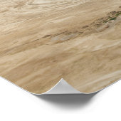 死海の高いところからの景色 ポスター (角)