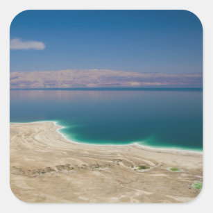 死海の高い景色 スクエアシール