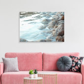 死海イスラエル キャンバスプリント (インサイチュ (リビング))