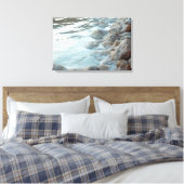 死海イスラエル キャンバスプリント (インサイチュ (寝室))