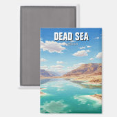 死海ヨルダン旅行 マグネット (正面/裏面)