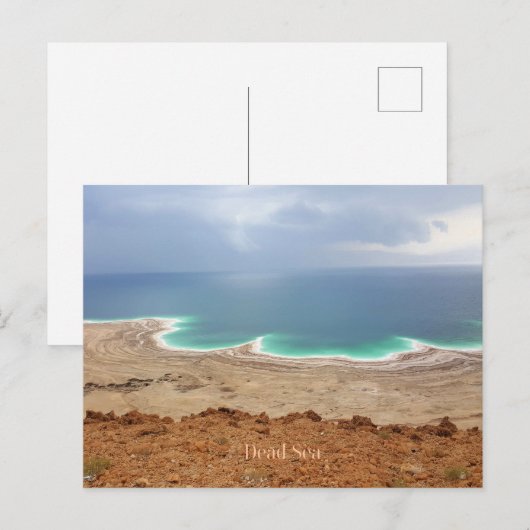 死海写真 ポストカード (正面/裏面)