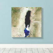 死海 キャンバスプリント (インサイチュ (ウッドフロア))