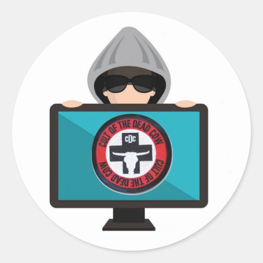 死牛教団 ラウンドシール (正面)