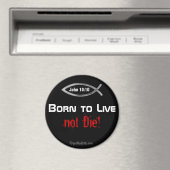 死生まれなずに生きる！ gotGod316.com マグネット (インサイチュ (食洗機))