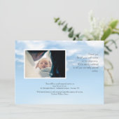 死産追悼のお知らせ 招待状 (スタンド正面)