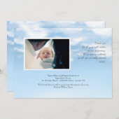 死産追悼のお知らせ 招待状 (正面/裏面)