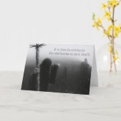 死祝の早さ（誕生日） カード (黄色い花)