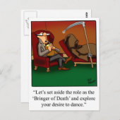 死神おもしろいの舞踏漫画 ポストカード (正面/裏面)