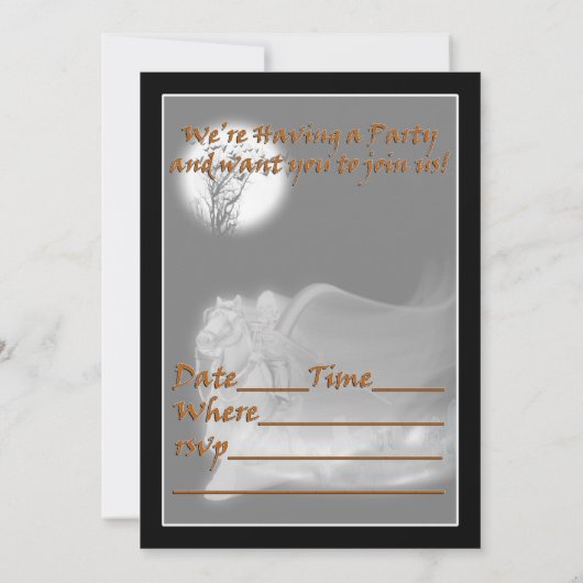 死神が再び乗り込む 招待状 (裏面)