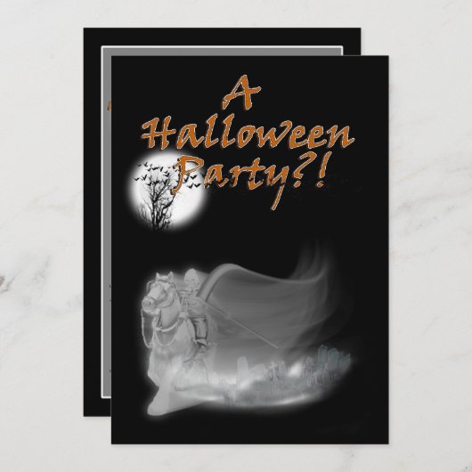 死神が再び乗り込む 招待状 (正面/裏面)