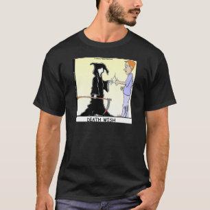 死神が怖いのはニワトリだけ Funny Tシャツ