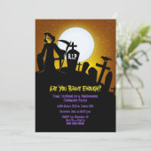 死神が怖いハロウィンパーティー 招待状 (スタンド正面)