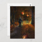 死神とカボチャ ポストカード (正面/裏面)