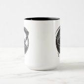 死神と大鎌 ゴシック マグカップ (中央)