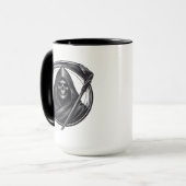 死神と大鎌 ゴシック マグカップ (正面左)