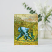 死神と鎌(ミレーの後),ヴァンゴッホファインアート ポストカード (スタンド正面)