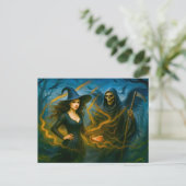 死神と闇の森の中の魔女 シーズンポストカード (スタンド正面)