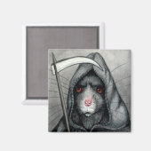 死神ねずみ磁石 マグネット (正面/裏面)