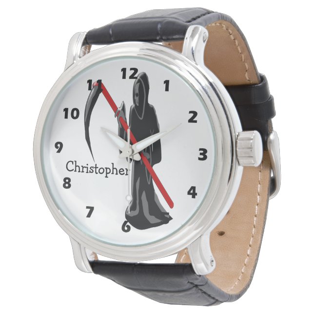 死神のみ名前を追加 腕時計 (アングル)