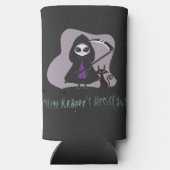 死神のアシスタントかわいい死神 スリム缶クーラー (裏面)