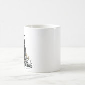 死神のガーデニングフラワー コーヒーマグカップ (中央)