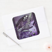 死神のギターステッカー スクエアシール (封筒)