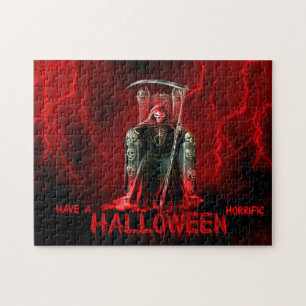 死神のハロウィンの挨拶 ジグソーパズル