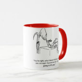 死神のユーモアのマグギフト マグカップ (正面右)