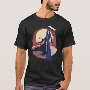 死神のロードトリップ ヒッチハイク Tシャツ