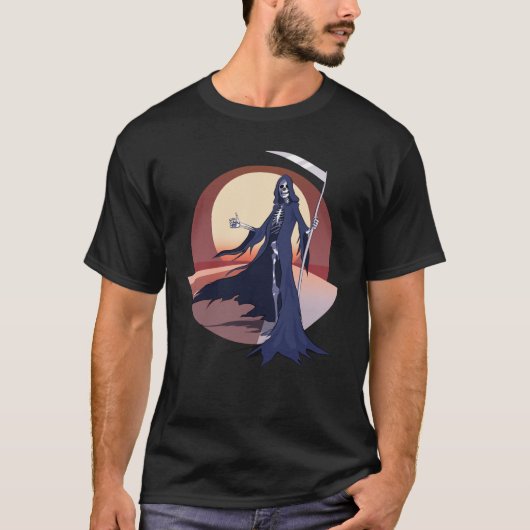 死神のロードトリップ |ヒッチハイク Tシャツ (正面)