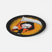 死神の不気味なおもしろい漫画 ペーパープレート (アングル)