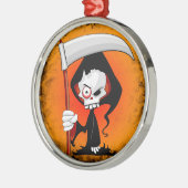 死神の不気味なおもしろい漫画 メタルオーナメント (左)