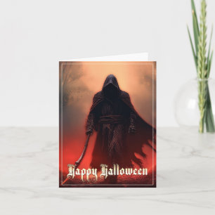 死神の影で – ハロウィーン カード