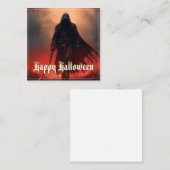 死神の影で – ハロウィーン ノートカード (正面/裏面)