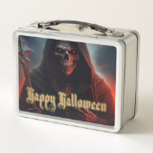 死神の影で – ハロウィーン メタルランチボックス (裏面)