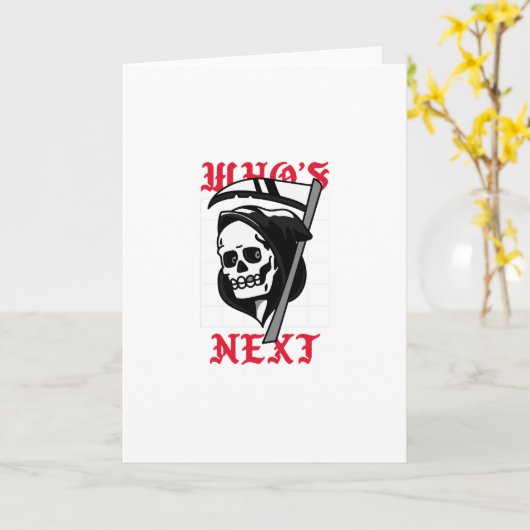 死神の次は誰だ カード (黄色い花)