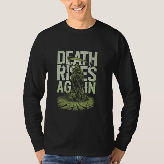 死神の死が再び裂けたアースアートAp Tシャツ (正面)