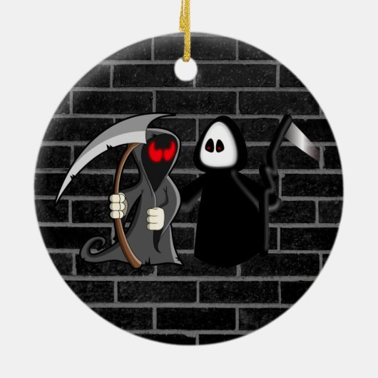 死神の死のオーナメント セラミックオーナメント (裏面)