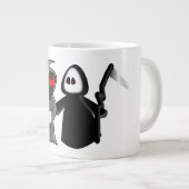 死神の死のマグカップ ジャンボコーヒーマグカップ (正面右)
