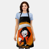 死神の漫画のウォーターボトル エプロン (着用した状態)