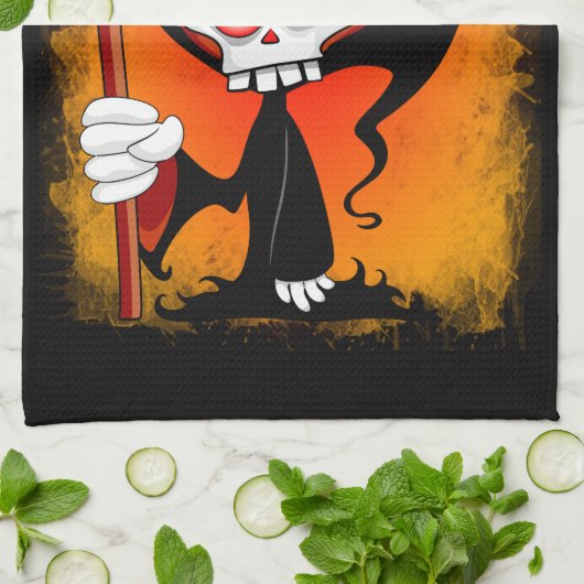 死神の漫画のウォーターボトル キッチンタオル (折り畳み)