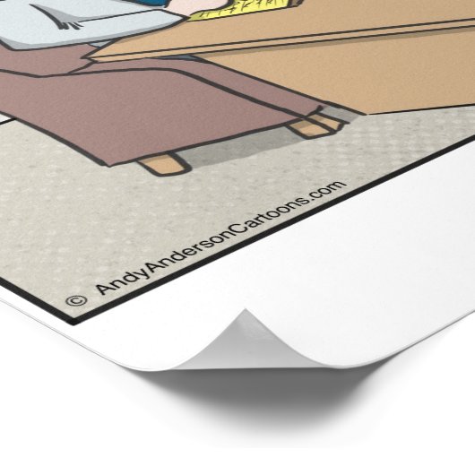 死神の漫画パーソナライズされた ポスター (角)