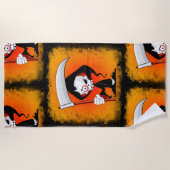 死神の漫画 ビーチタオル (正面)