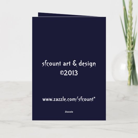 死神の老齢期の冗談のおもしろいなバースデー・カード カード (裏面)