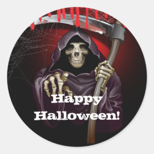 死神の血塗られたハロウィンパーティー ラウンドシール