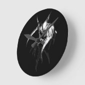死神の部族 ラウンド壁時計 (傾斜)