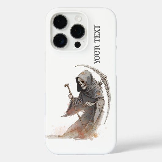 死神の鎌 iPhone 16 Pro カバー (裏面)