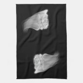 死神はハロウィンに乗る キッチンタオル (縦)