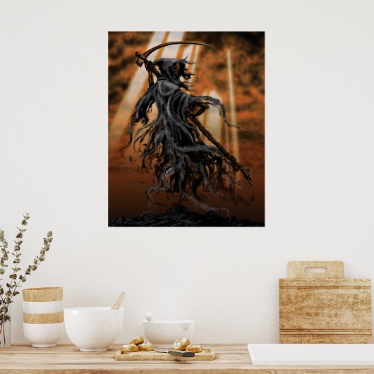 死神を恐れる ポスター (キッチン)